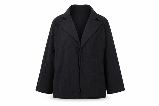 Lindex Women's Black Size 14 Single-Breasted Blazer Jacket