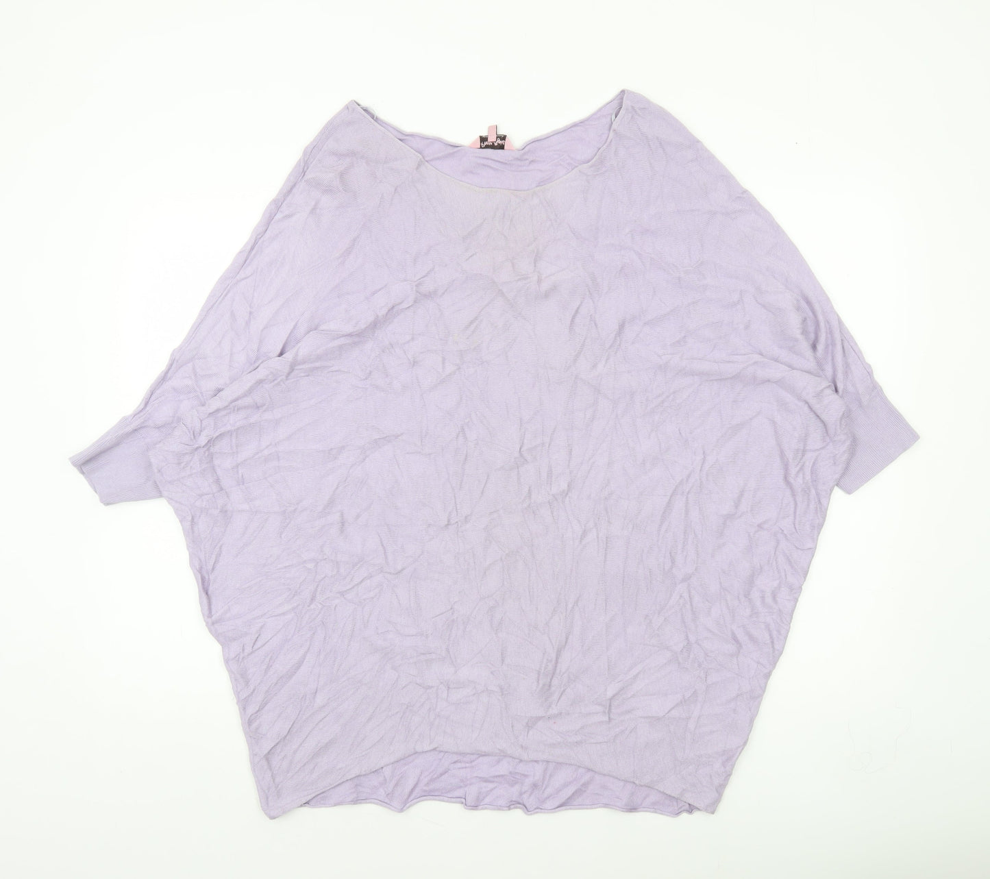 Phase Eight Women’s Purple Knit Relaxed Fit Jumper Medium