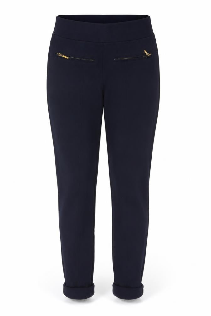 Zara Basic Women’s Black Skinny Jeggings Size M with Gold Zip Detail