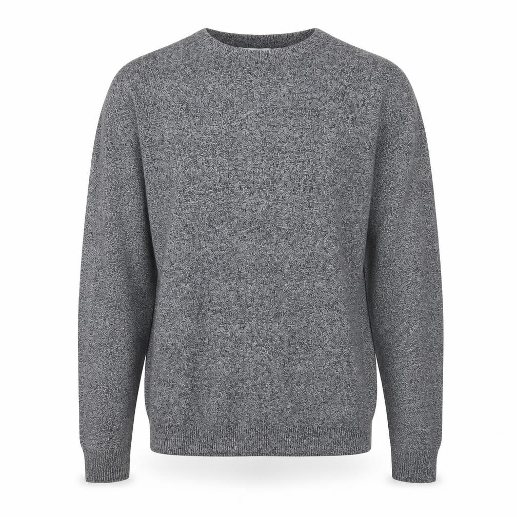 Jack & Jones Men’s Grey Cotton Crew Neck Pullover Jumper Size M