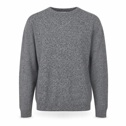 Jack & Jones Men’s Grey Cotton Crew Neck Pullover Jumper Size M