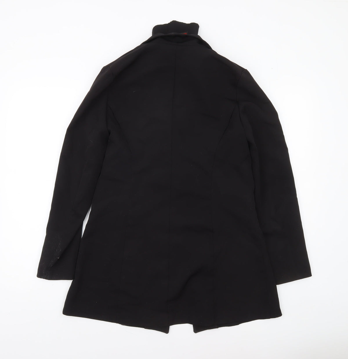 New Style Women's Black Size 12 Long Blazer Jacket