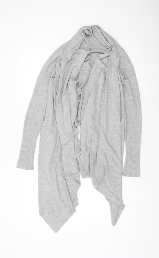 Ted Baker Women's Grey Long Sleeve Open Knit Cardigan Size 8