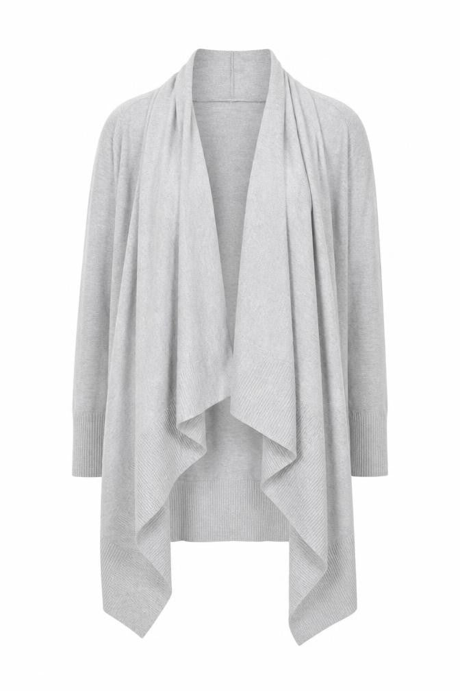 Ted Baker Women's Grey Long Sleeve Open Knit Cardigan Size 8