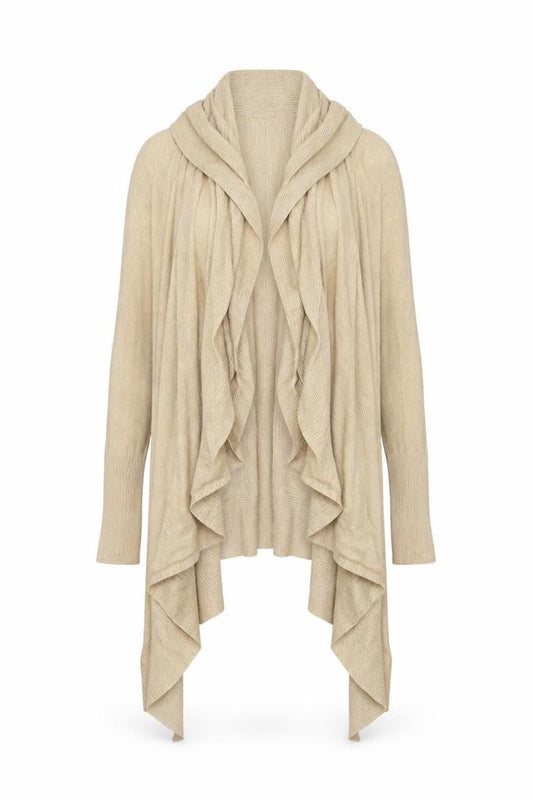 Ted Baker Women’s Beige Long Sleeve Knit Open Cardigan XS
