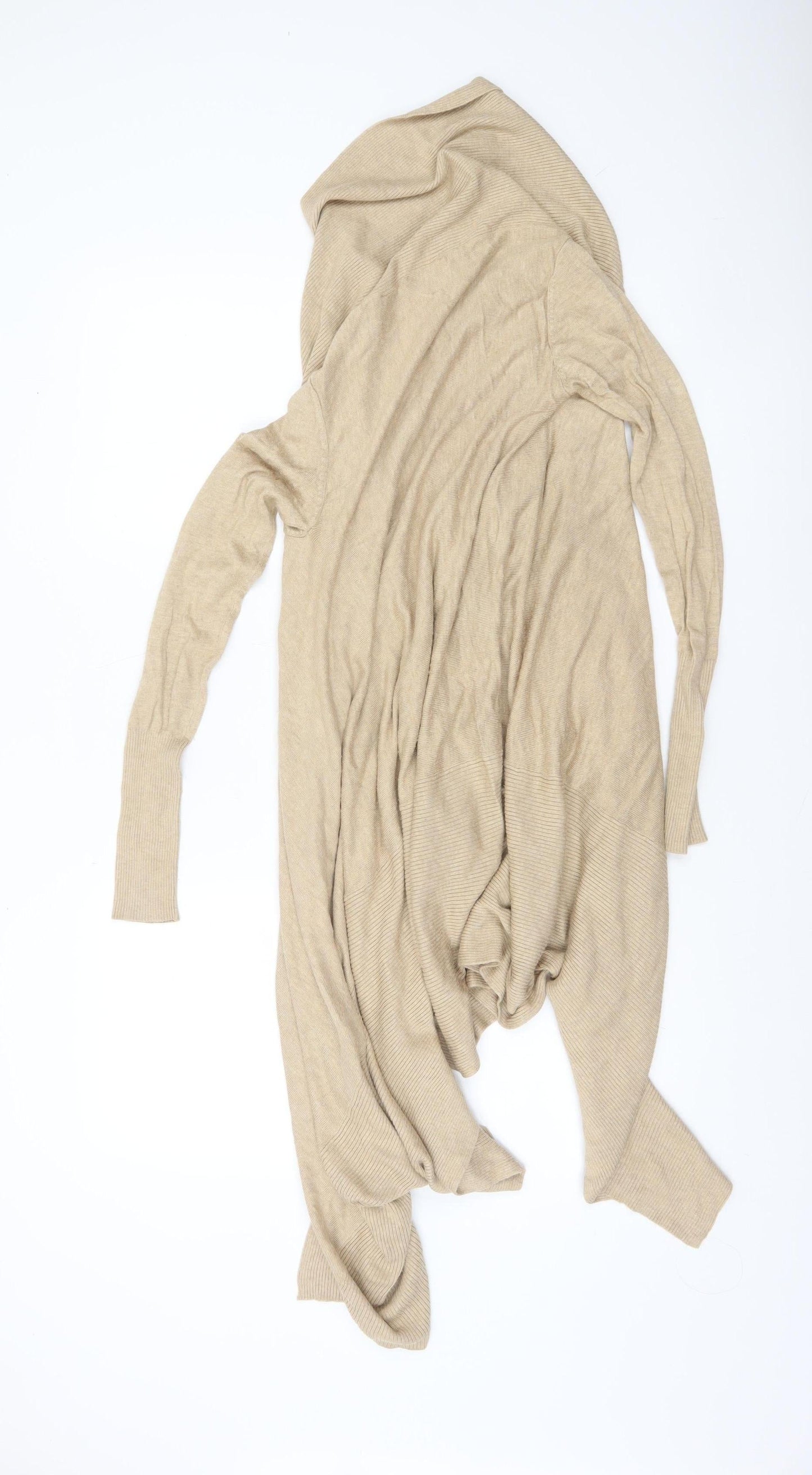Ted Baker Women’s Beige Long Sleeve Knit Open Cardigan XS