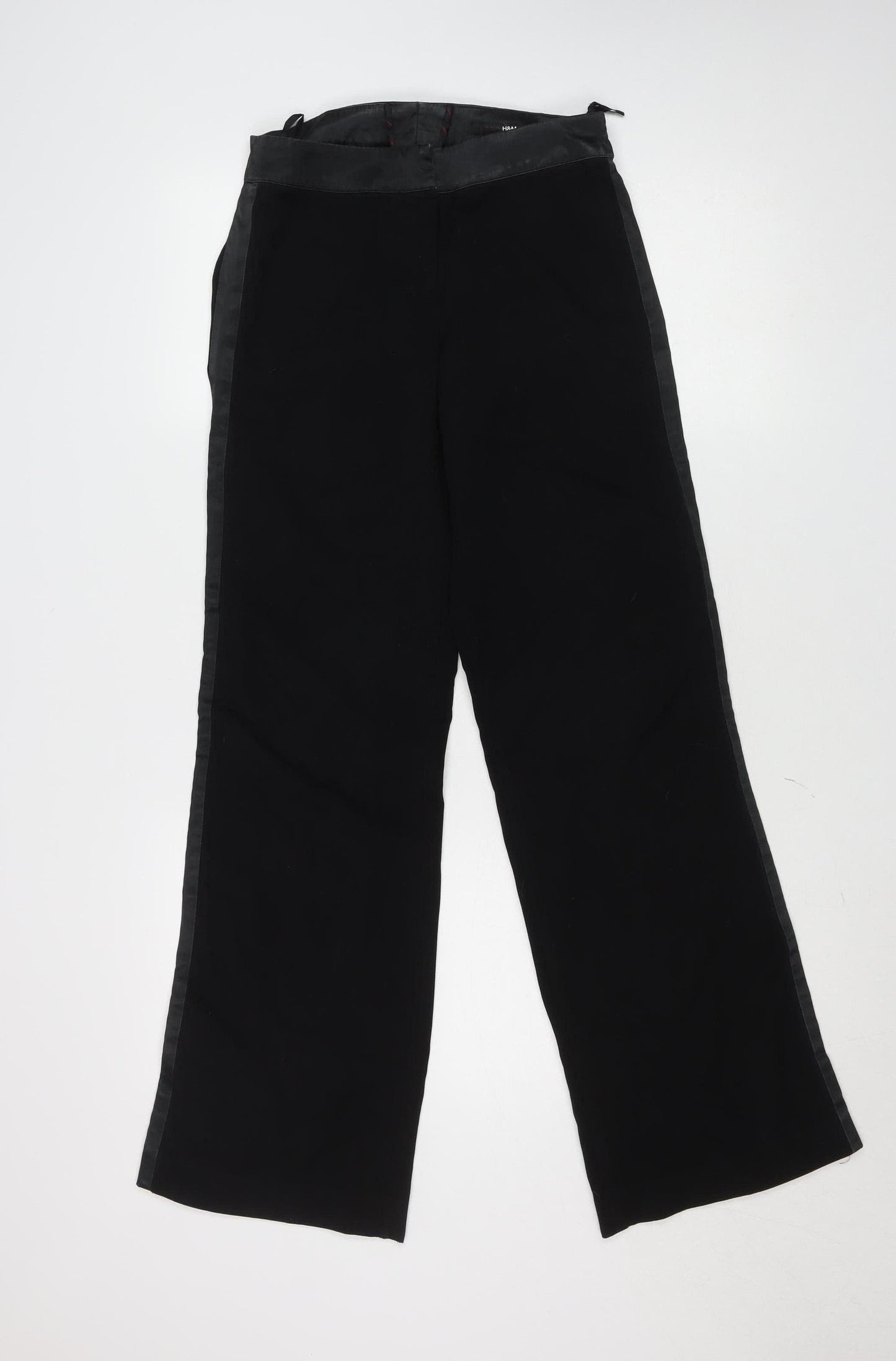 H&M Women’s Black Dress Pants Size 10 Regular Twill Straight Trousers