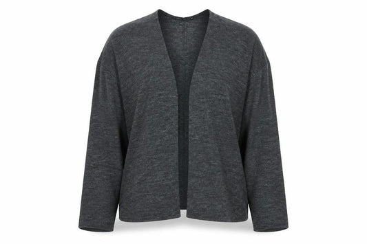 Zara Women’s Grey Relaxed Knit Open Cardigan L
