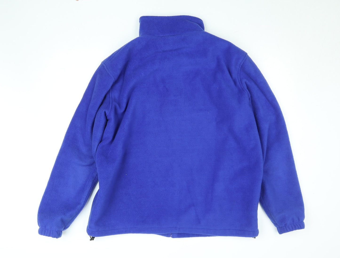 JBC Collection Men's Blue Fleece Full Zip Jacket L Lightweight