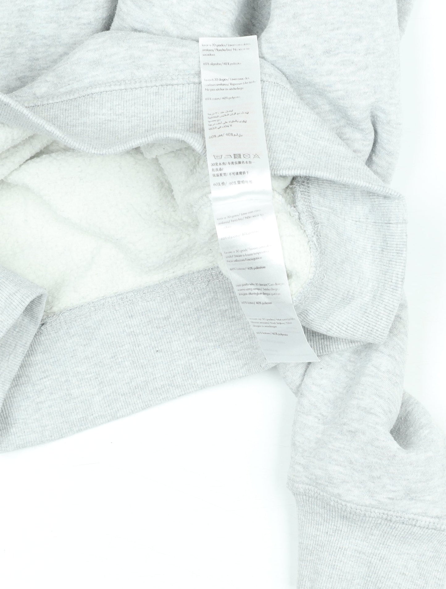 Jack Wills Women's Grey 1/4 Zip Sweatshirt UK 12 Cotton Blend Fleece Lined
