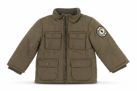 Baby Boy 82A Boys Brown Quilted Camouflage Jacket 18-24 Months