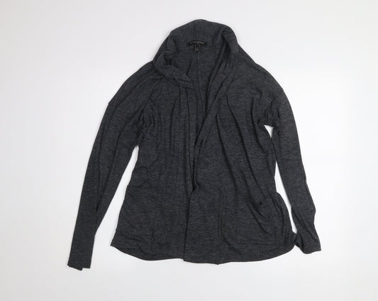 Banana Republic Women's Grey Knit Cardigan Size M Open Front Long Sleeve