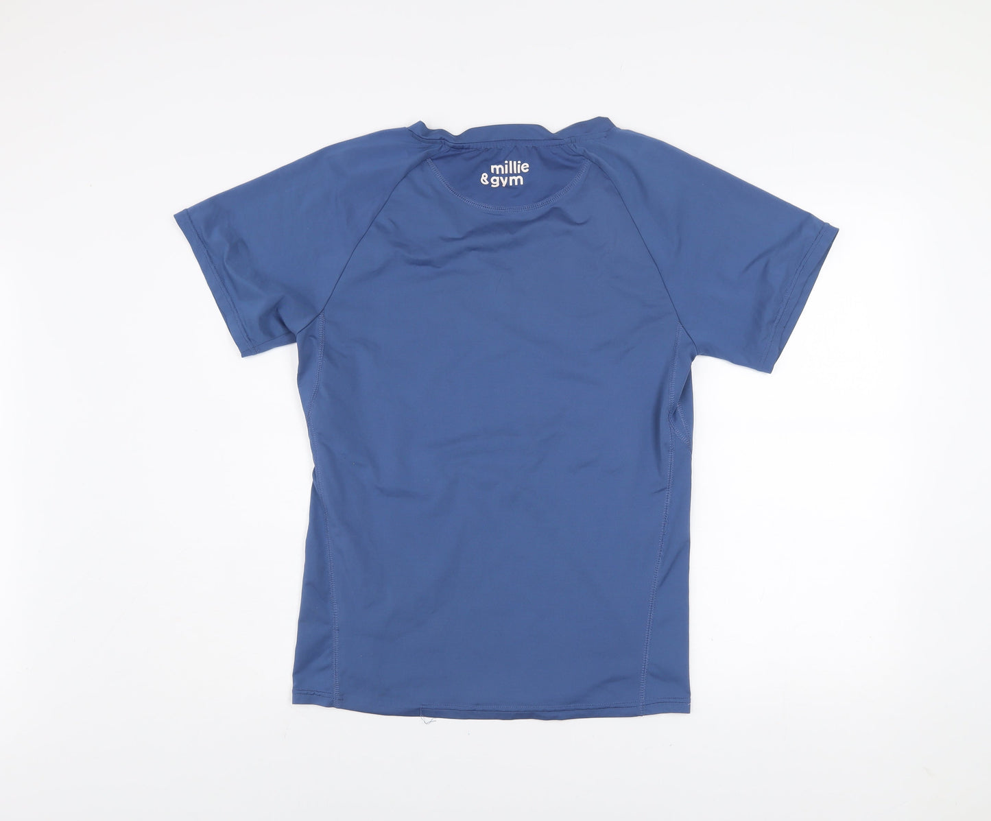 Millie & Gym Blue Men's L Athletic Short Sleeve V-Neck T-Shirt