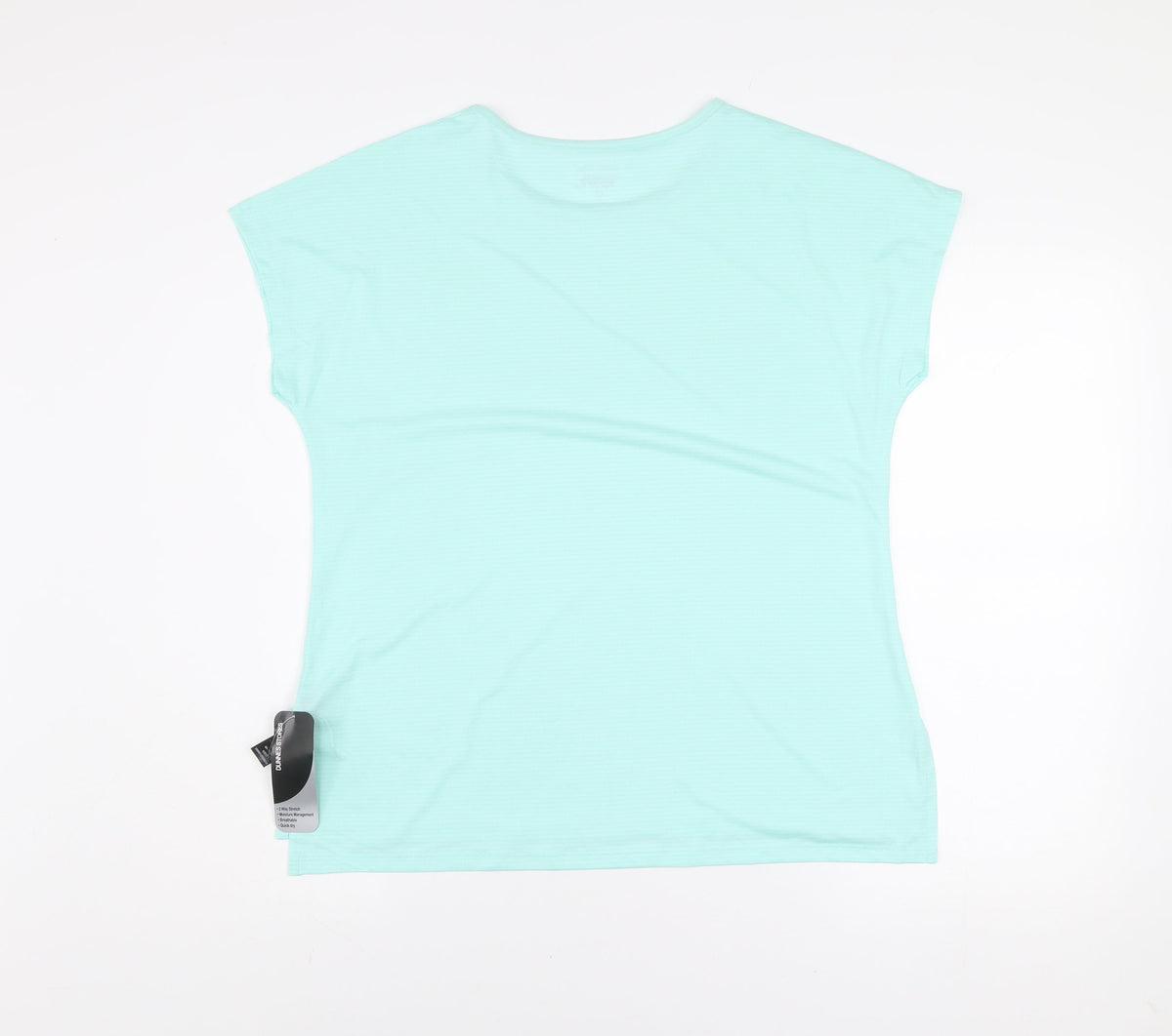 Dunnes Women's Blue Performance Sport T-Shirt Size M