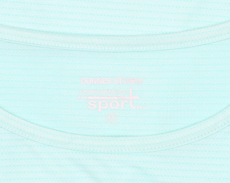 Dunnes Women's Blue Performance Sport T-Shirt Size M