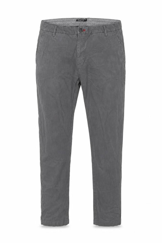 Galileo Men's Grey Slim Fit Chino Trousers Size 54 (42W)