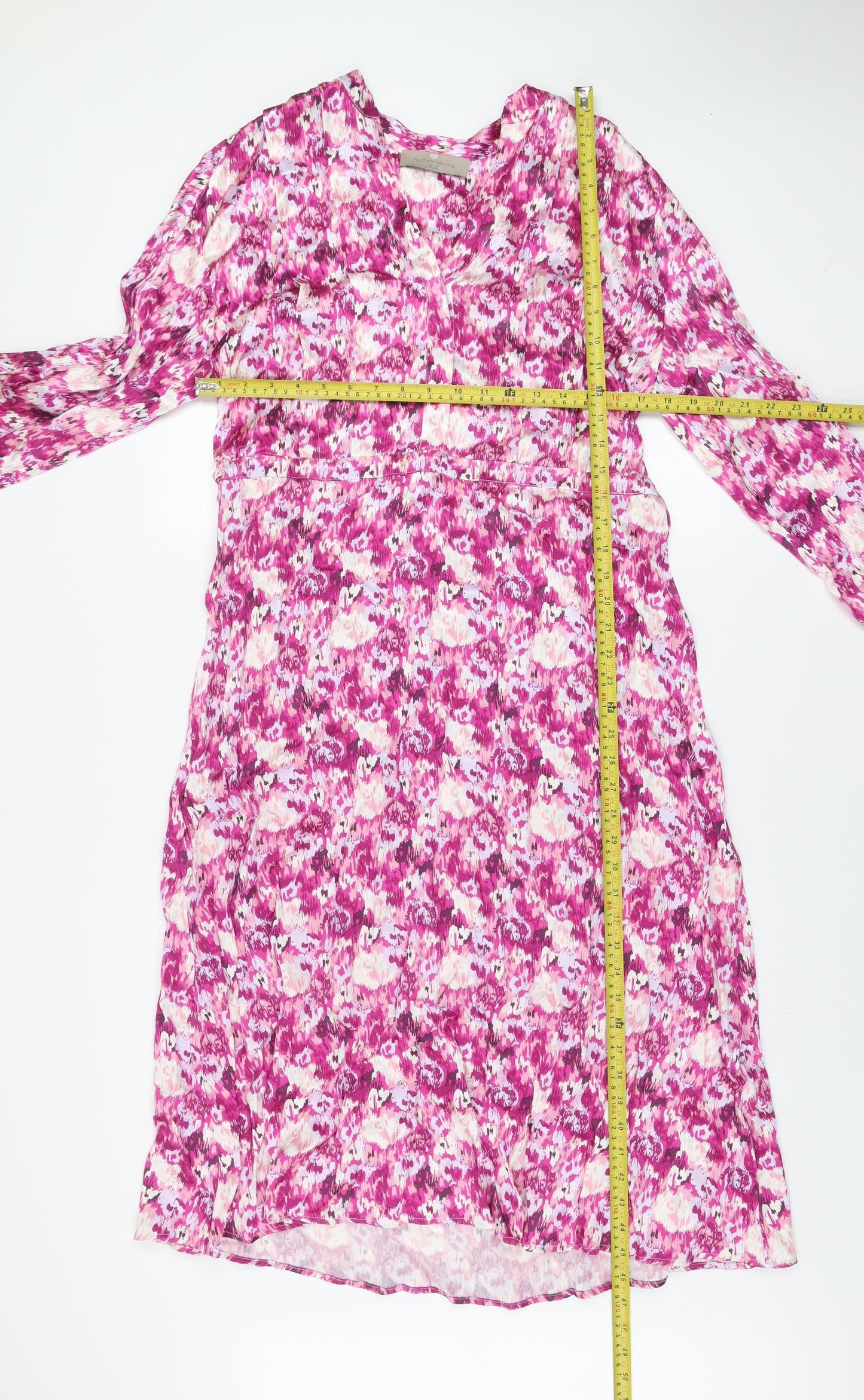 Paul Costelloe Living Studio Women’s Multicoloured Floral Midi A-Line Dress Size 8