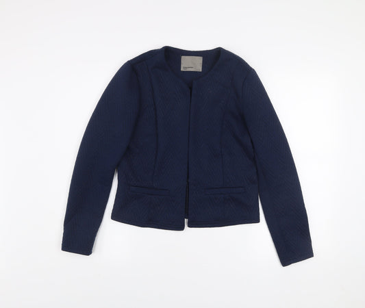 Vero Moda Women's Blue Quilted Blazer Jacket Size 12