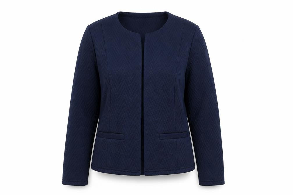 Vero Moda Women's Blue Quilted Blazer Jacket Size 12