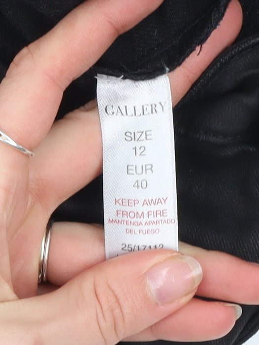 Gallery Women’s Black Size 12 High Rise Stretch Jeggings