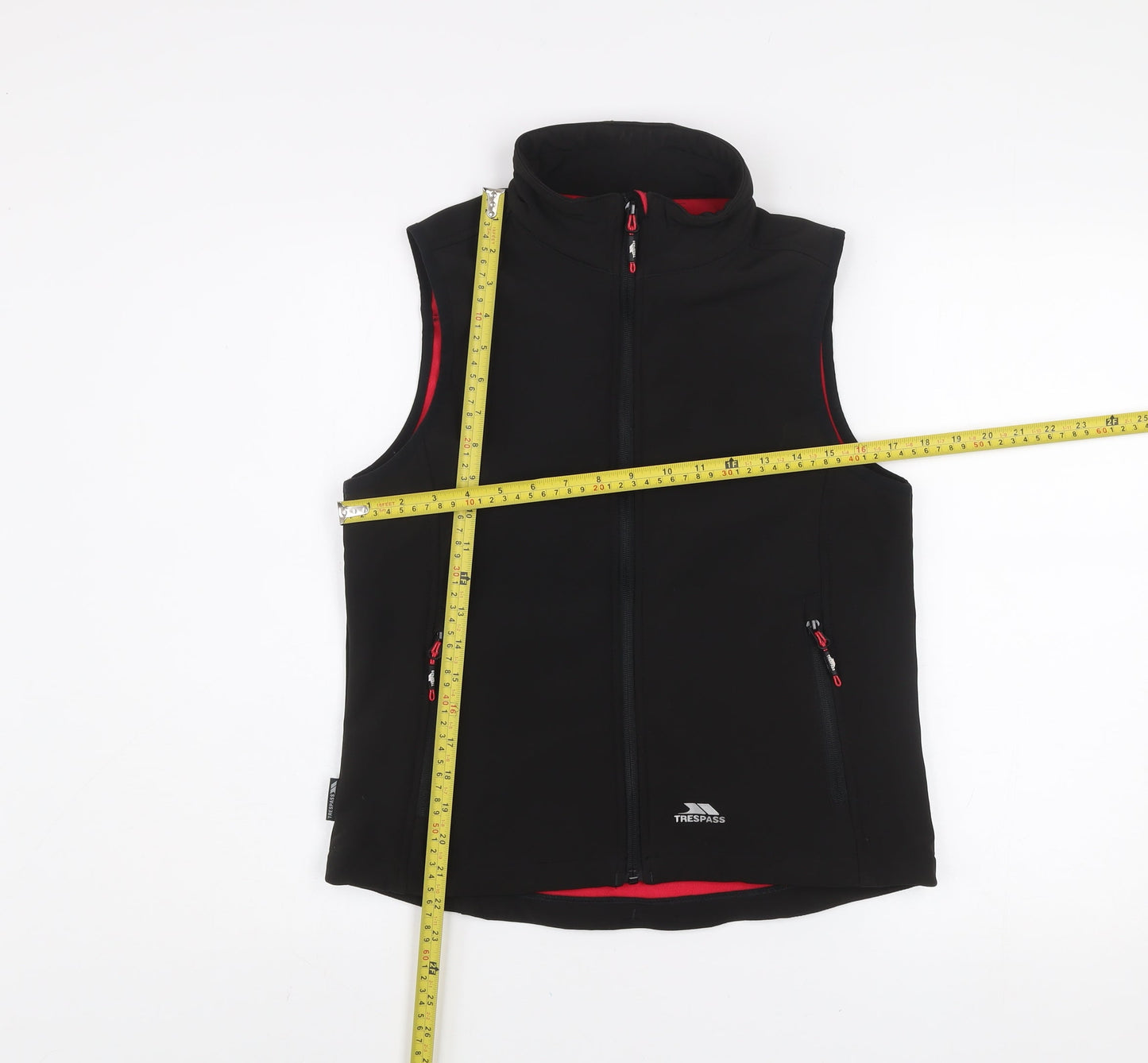 Trespass Women's Black XS Softshell Waistcoat Wind Resistant