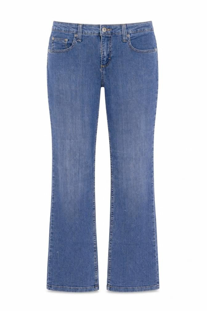 Merona Women's Blue Bootcut Jeans Size 4R Regular Fit Denim