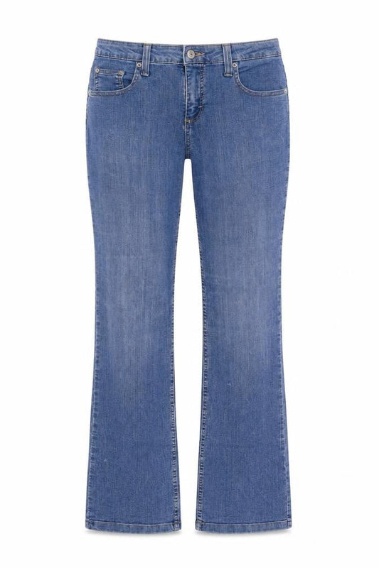 Merona Women's Blue Bootcut Jeans Size 4R Regular Fit Denim