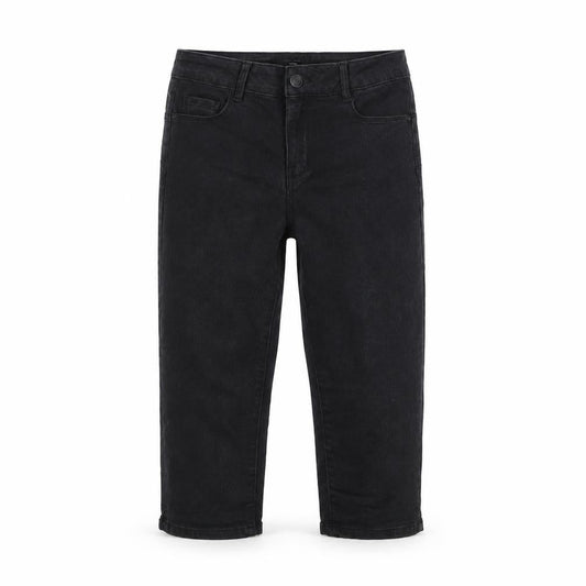 Vero Moda Women Black Cropped Slim Fit Denim Jeans Size M
