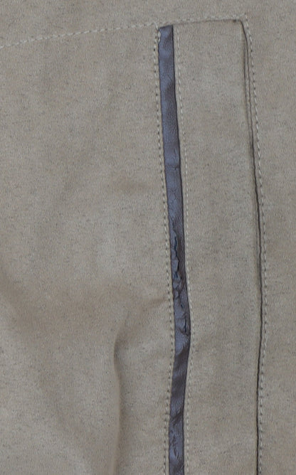 St Bernard for Charles Stores Men's Beige Large Basic Jacket Polyester Zip Up