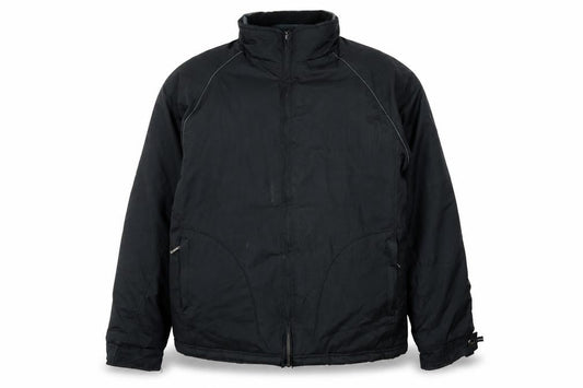 BHS Men's Black Polyester Mid-Length Zip Activewear Jacket Size M