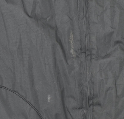 BHS Men's Black Polyester Mid-Length Zip Activewear Jacket Size M