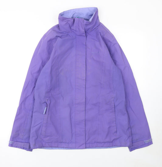 Regatta Women Purple Waterproof Rain Coat Jacket UK 12