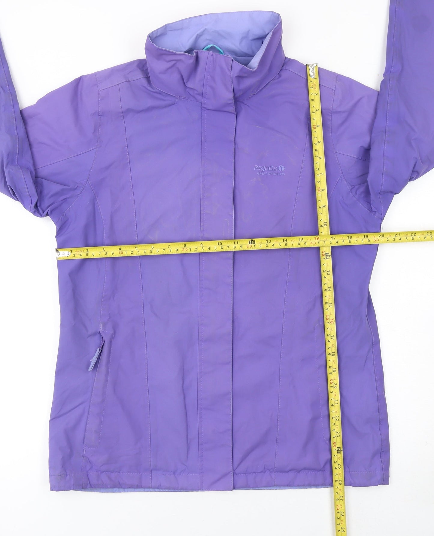 Regatta Women Purple Waterproof Rain Coat Jacket UK 12