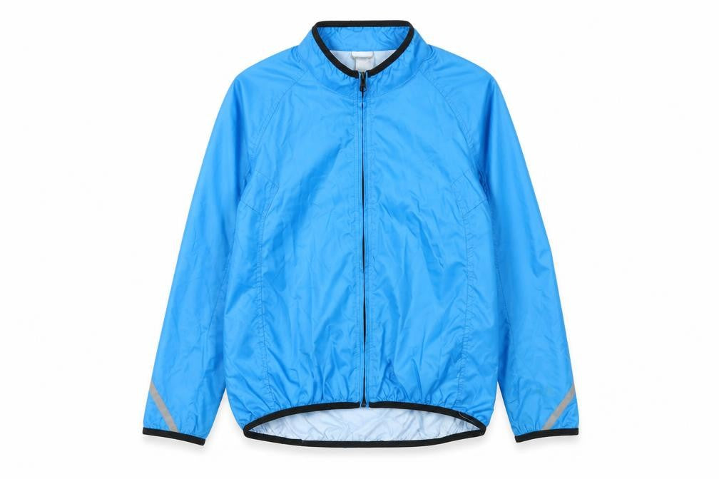 Decathlon Boys Blue 12 Years Windbreaker Jacket Lightweight Zip Activewear