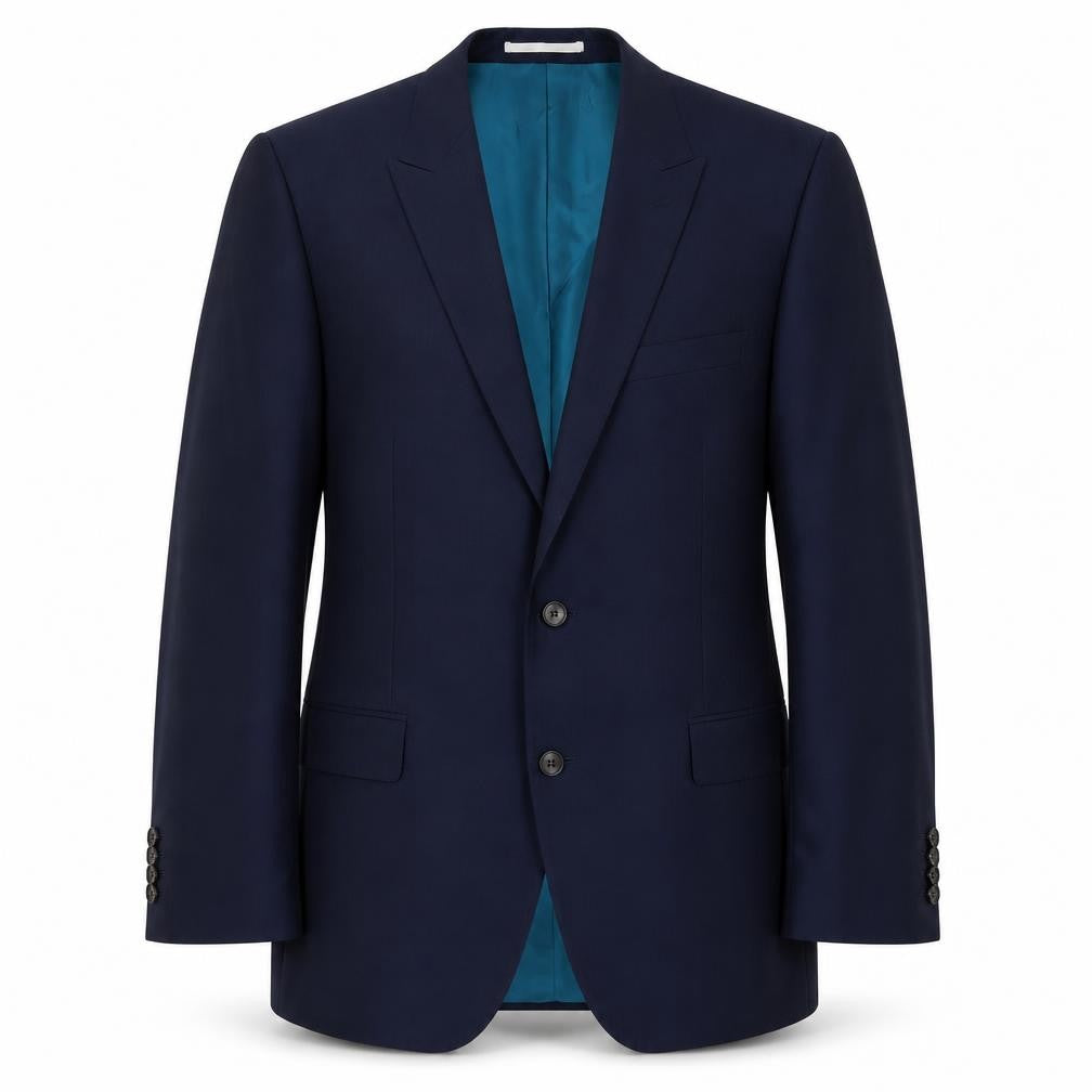 Marks & Spencer Men's Blue 40in Regular Wool Suit Jacket