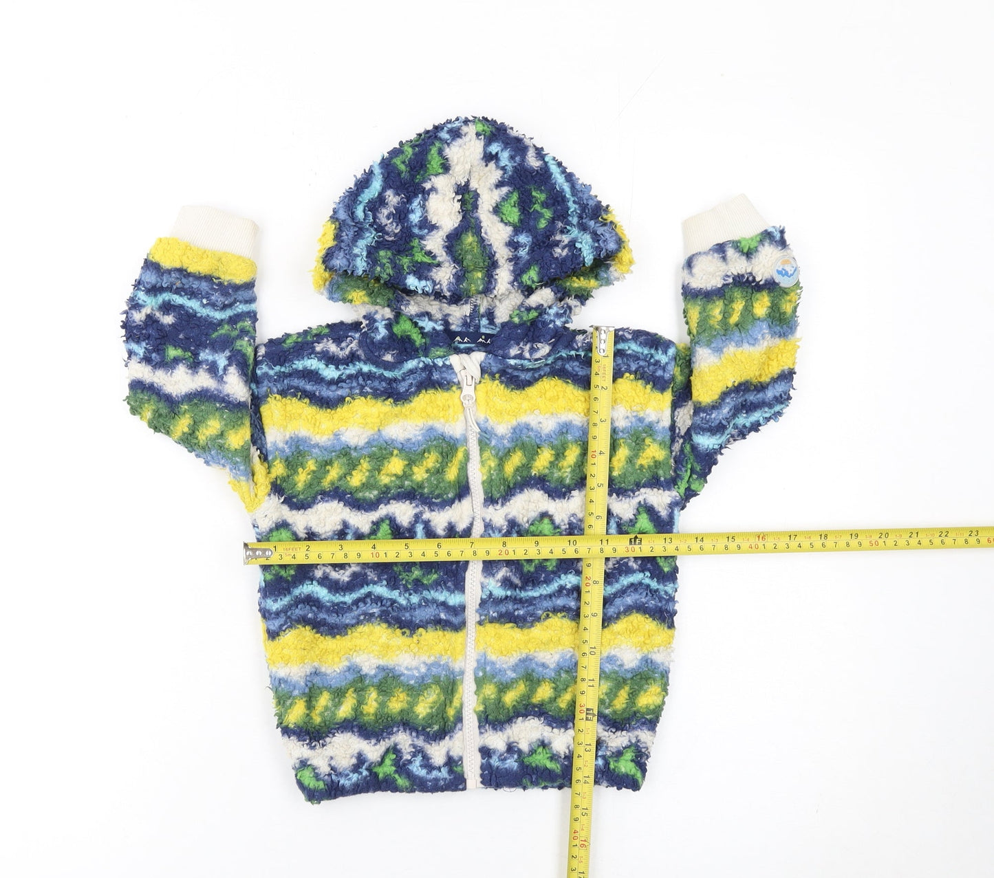 Leigh Tucker Willow Boys Multicoloured Hooded Fleece Jacket 2-3 Years