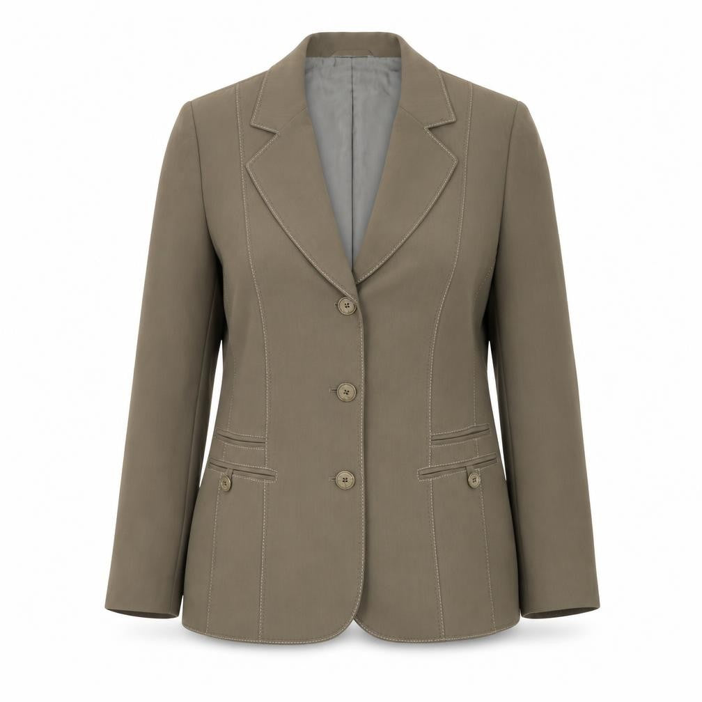 Gerry Weber Women Brown Size 16 Classic Tailored Blazer Jacket