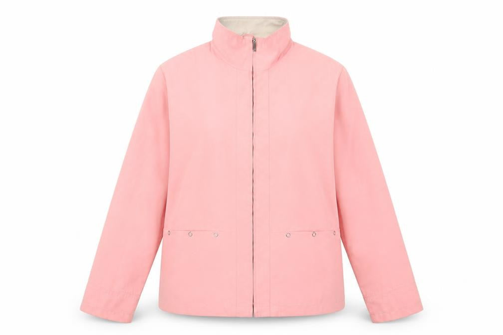 Katherine Hammond Womens Pink Size 12 Windbreaker Jacket