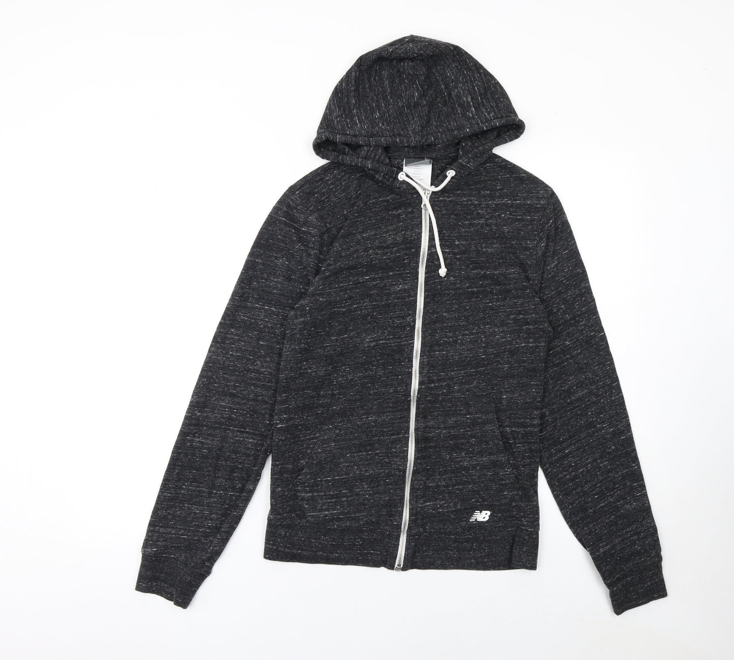 New Balance Women's Black Full Zip Hoodie Size S Cotton Blend