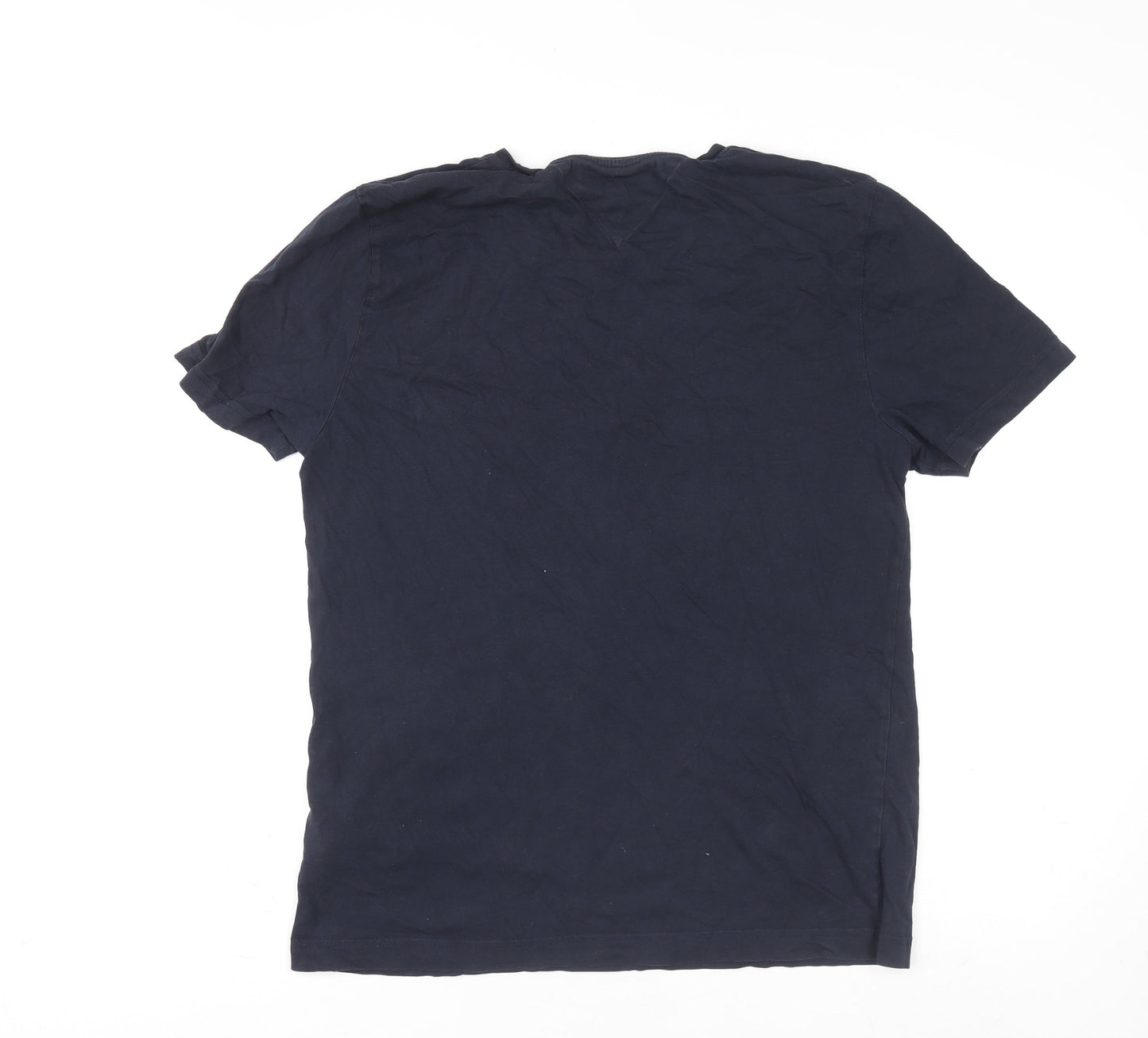 Tommy Hilfiger Men's Navy Blue Crew Neck Short Sleeve T-Shirt Size L