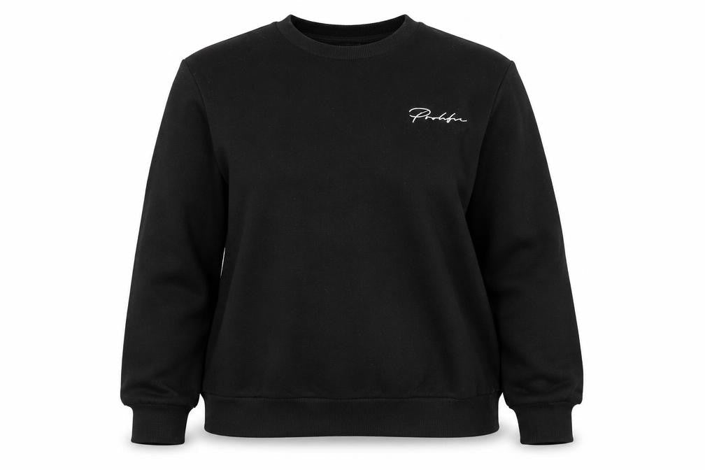 River Island Womens Black 2XL Crew Neck Pullover Jumper
