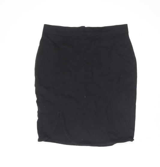 Marisa Women's Black Size 10 Pencil Zip Skirt