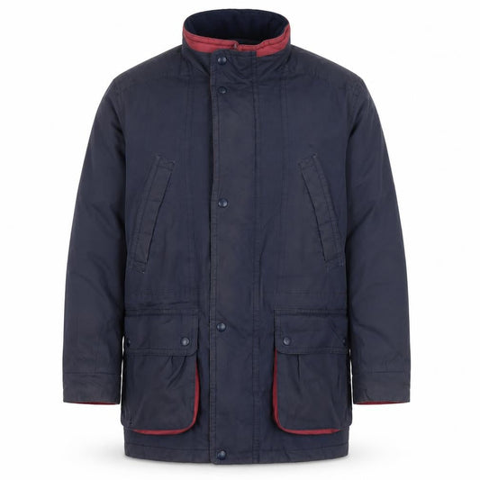 Marks & Spencer Men's Blue Mid-Length Parka Coat Size M