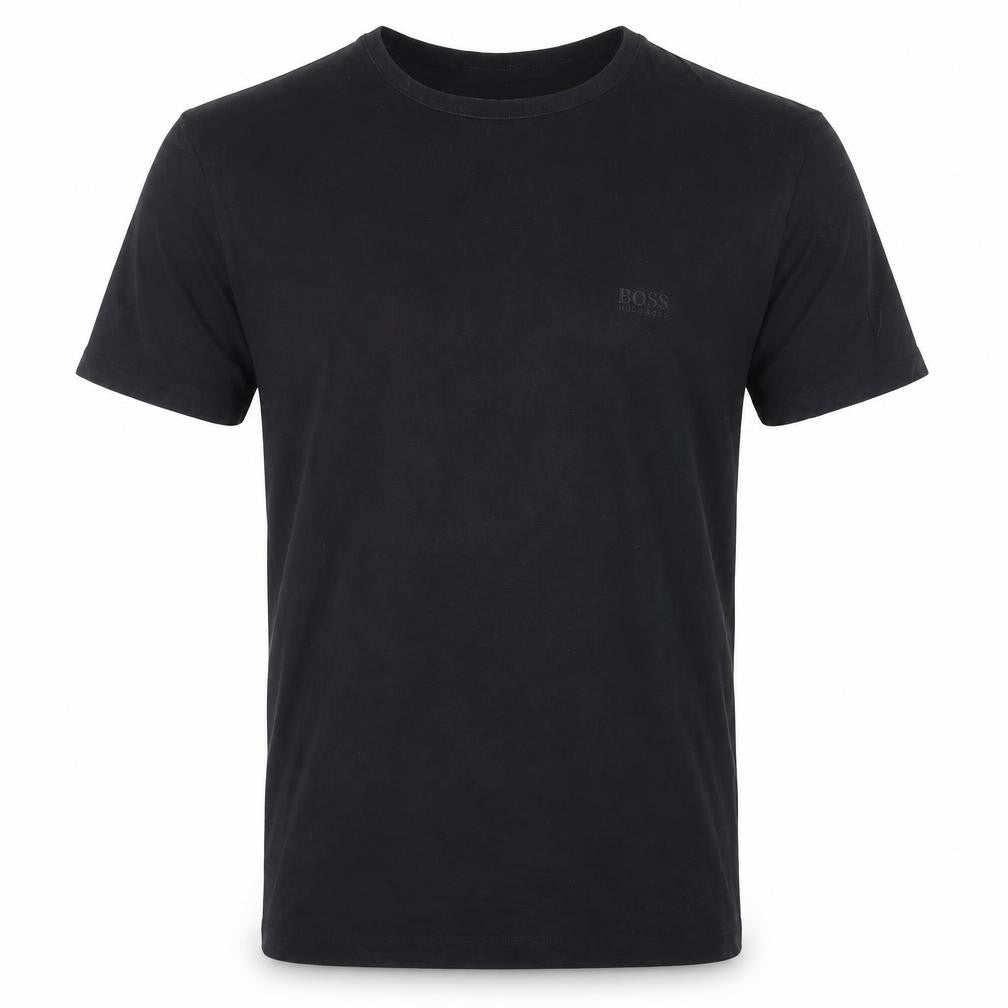 Hugo Boss Men's Black Crew Neck Cotton Short Sleeve T-Shirt M