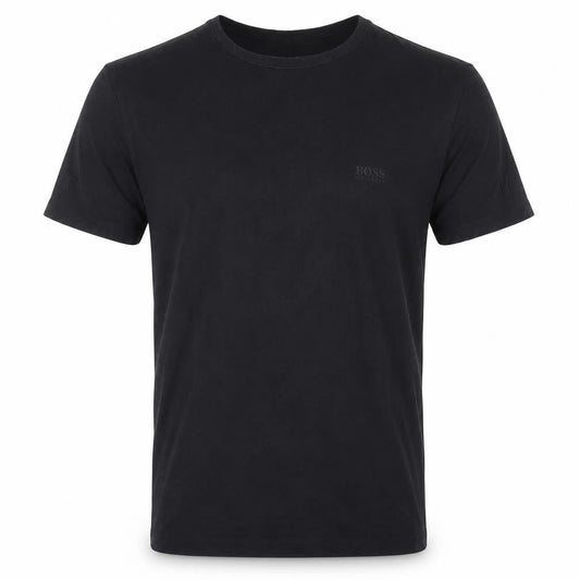 Hugo Boss Men's Black Crew Neck Cotton Short Sleeve T-Shirt M