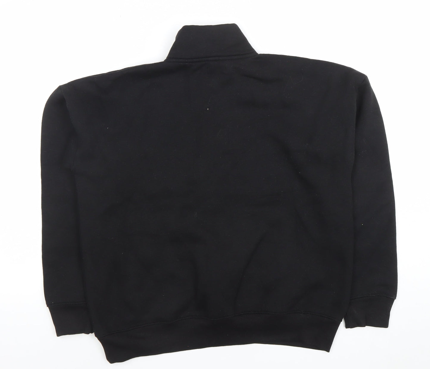 Nasty Gal Women's Black 1/2 Zip Pullover Sweatshirt Size M