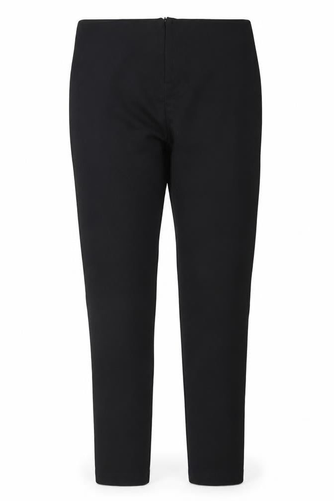 Savida Women Black Slim Fit Stretch Trousers Size 10