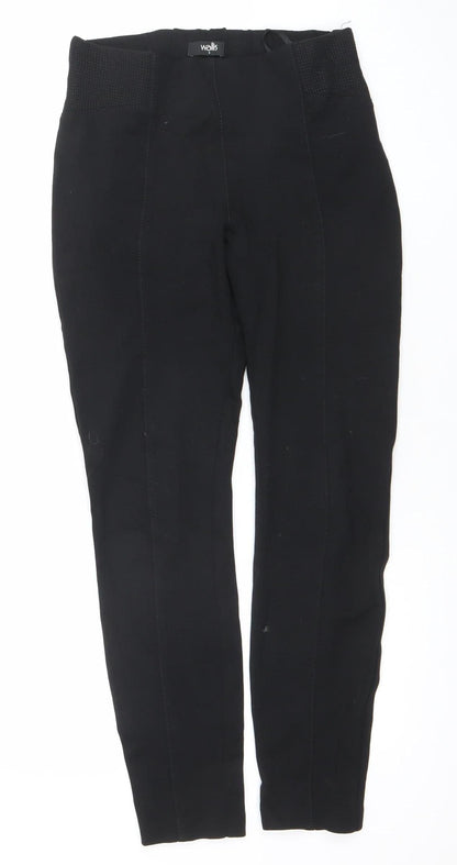 Wallis Women's Black Slim Fit Stretch Leggings Size S