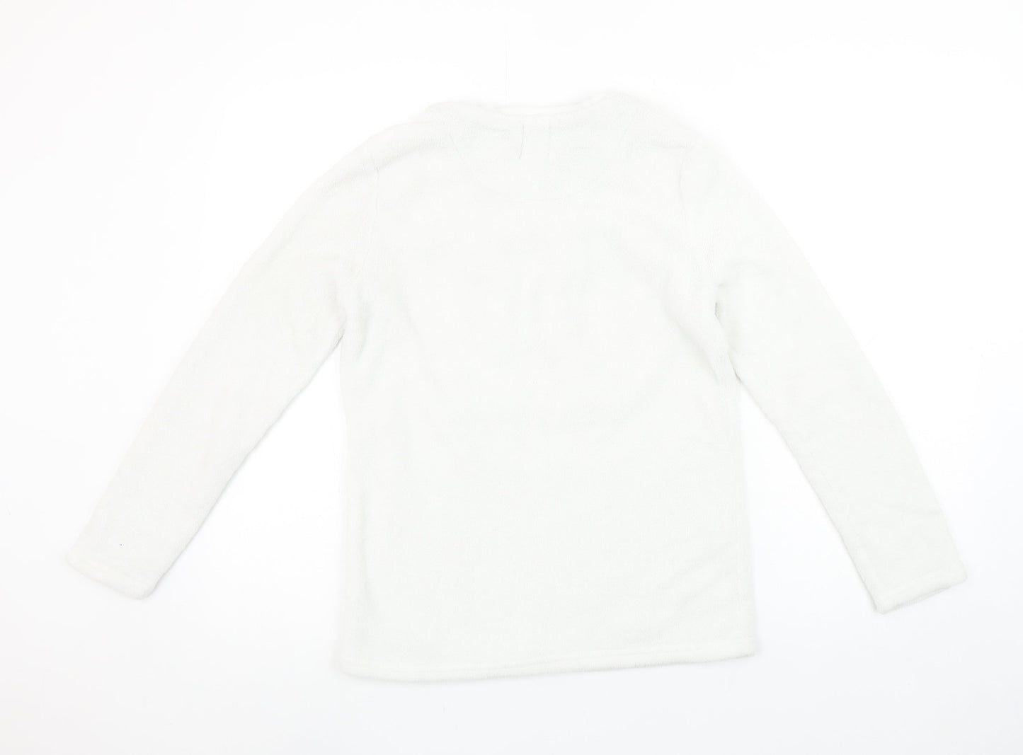 Disney Girls White Mickey Mouse Fleece Pyjama Top 12-13 Years