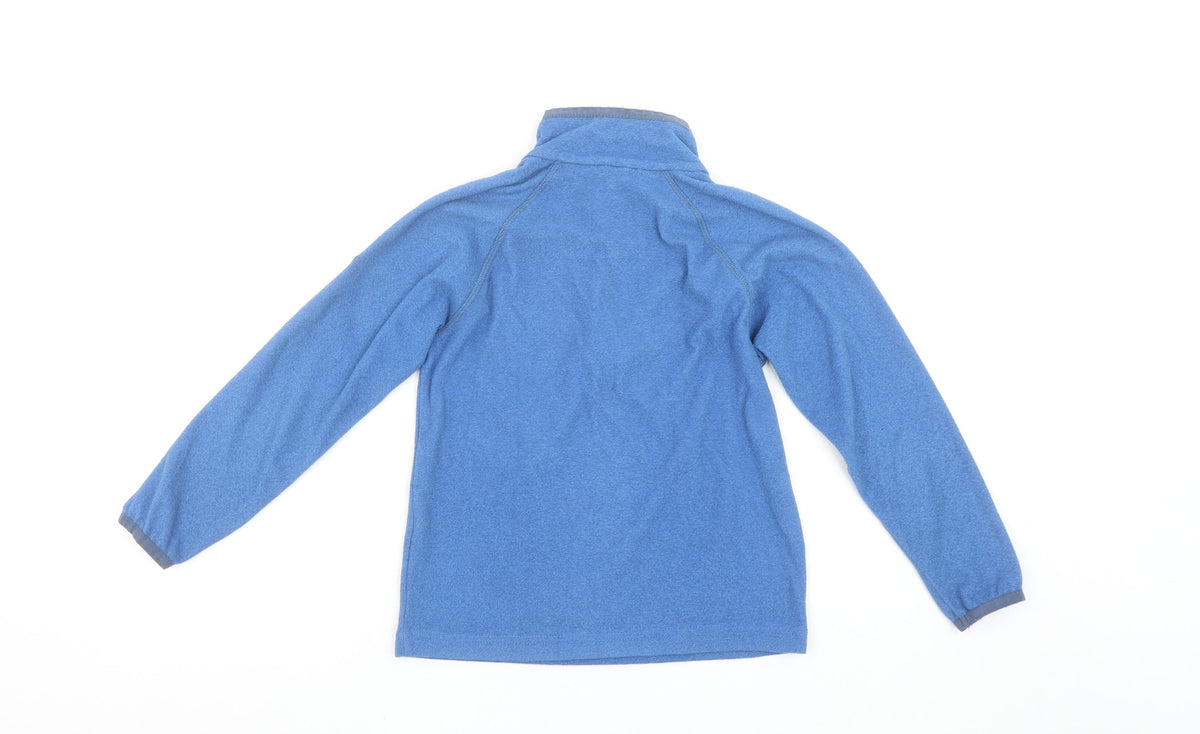 Regatta Boys Blue Fleece 1/4 Zip Pullover Sweatshirt 7-8 Years